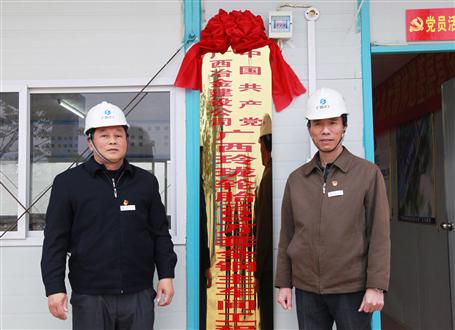 發(fā)揮戰(zhàn)斗堡壘作用！冶建又一個(gè)項(xiàng)目部黨支部揭牌