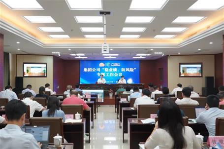 集團公司“穩(wěn)業(yè)績、防風(fēng)險”專題工作會議召開